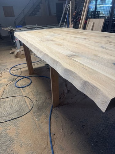 Solid oak tabletop - solid, table
