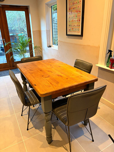 Rustic oak top - top, rectangular