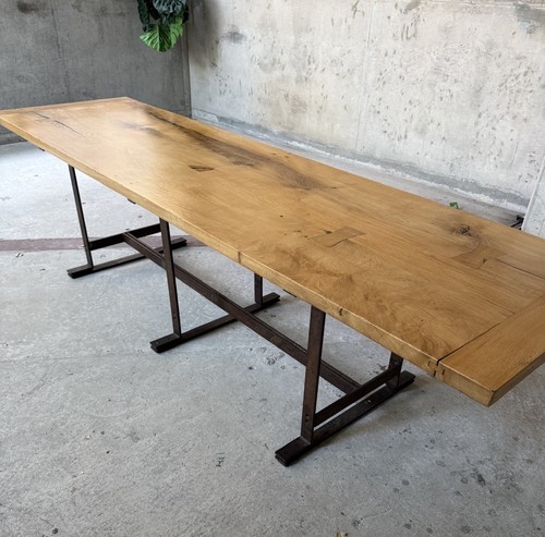 Custom 280cm solid oak wood - oak,
