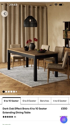 Next rustic dark oak effect - rustic,