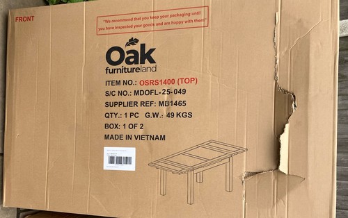 Oak furnitureland rustic solid - oak,