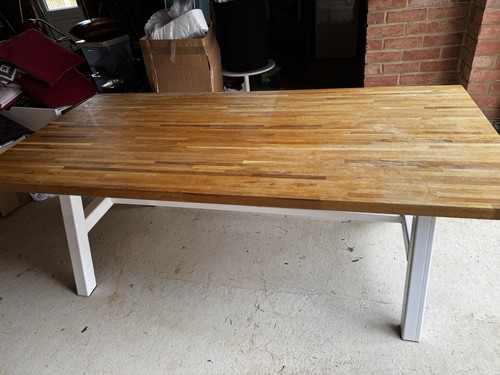 Large solid oak dining - large,