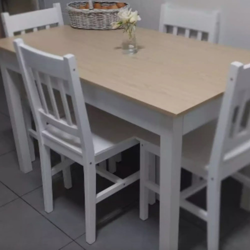 Large dining table rustic 6 - large,