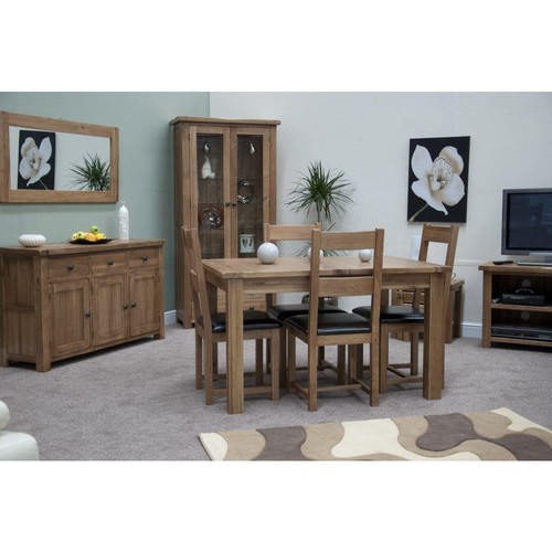 Solid oak extending dining - solid,