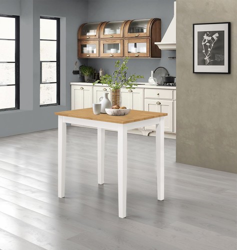 Small dining table - white, &