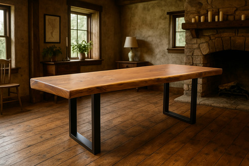 Handmade solid oak dining - oak,