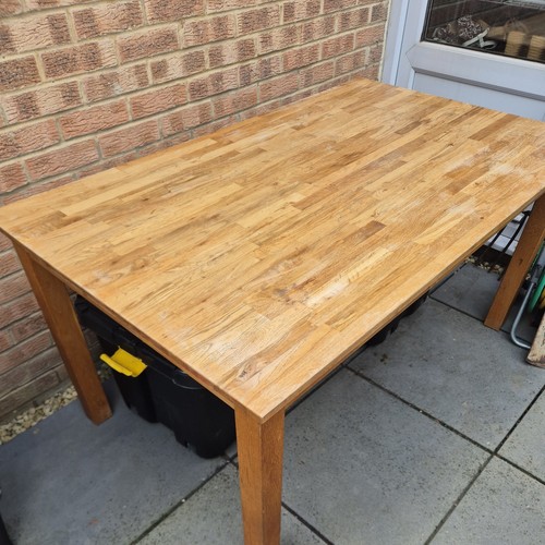 Large solid oak dining - large,