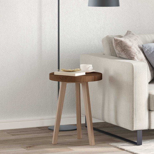 Round table top - solid, dark